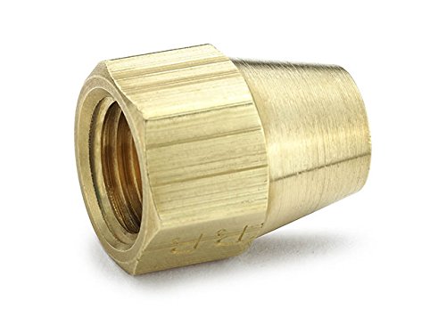Parker Hannifin 41FS-12-pk10 Flare Fitting, Brass, Short Nut, 3/4" Tube Size (Pack of 10)
