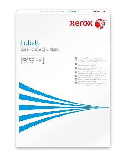 Planches étiquettes Xerox 25,40 x 70 mm pour expédition de colis et boîtes