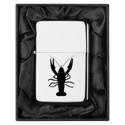 Encendedor en caja de regalo con forro de seda negra