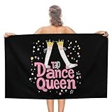 Tap Dance Queen Adult Beach Towel Sand Free Quick Dry Pool Towels Beach Blanket