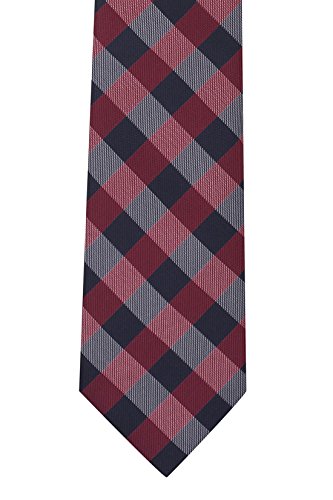 Image of The Tie Hub Premium Rangel Silk Plaid Necktie for Men
