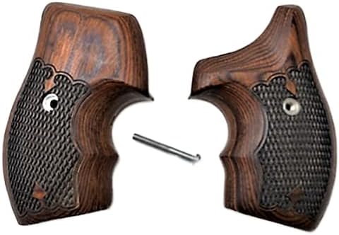 Premium Gun Grips Smith & Wesson Rosewood - Empuñaduras de marco en J de perfil bajo