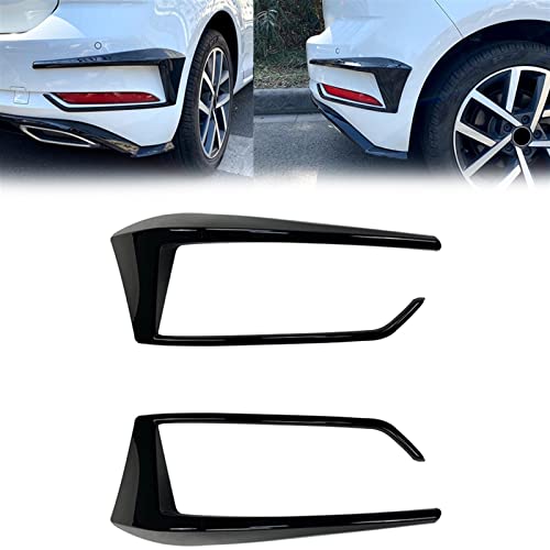 Cadre de lunette antibrouillard arrière noir pour VW Golf 7.5 16-19