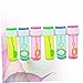 KONTONTY 7pcs Bubble Wands with Bubble for Outdoor Fun Easy to Use for Parties and Compact Design for All Occasions Random Color