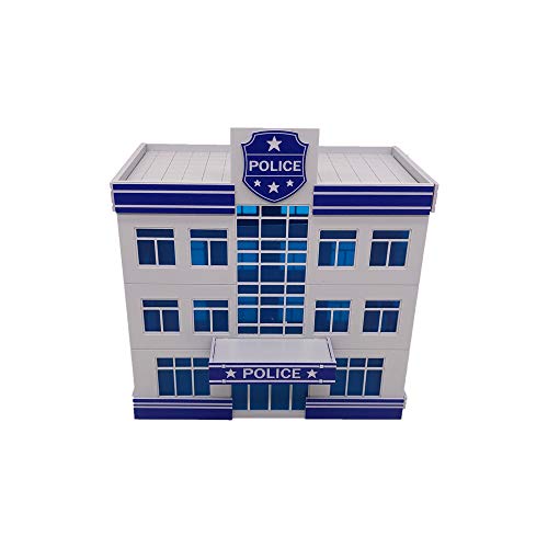 Bâtiment de police HO 1:87 Outland Models paysage ferroviaire moderne et diorama