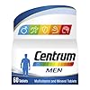 Centrum Men Multivitamin & Mineral Tablets, 24 essential nutrients including Vitamin D, Complete Multivitamin Tablets…