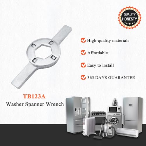 Blutoget TB123A Washer Spanner Wrench - Replacement for GE Whirlpool Washing machine - 1-11/16 Inch tub nut wrench -Replaces TB123A TB123B ERTB123A AP6832671 AP4503397 - Image 7