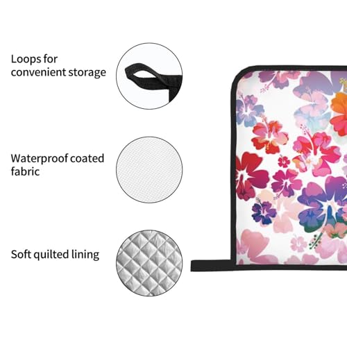 Pièces de cuisson isolées hawaïennes haute protection thermique micro-ondes et four