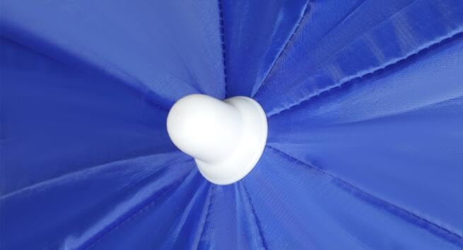 Image of Garden Umbrella 7ft /42in Outdoor Big size for Hotel,Shop,Restudent Patio Garden Canopy Umbrella (Blue)