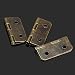 YUEQIN 50 Piezas Bronce antiguo Mini Bisagras Bisagras de latón retro con...