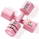 Adjustable Dumbbell Set,5/10 LB Pair Weights Dumbbells for Women at Home