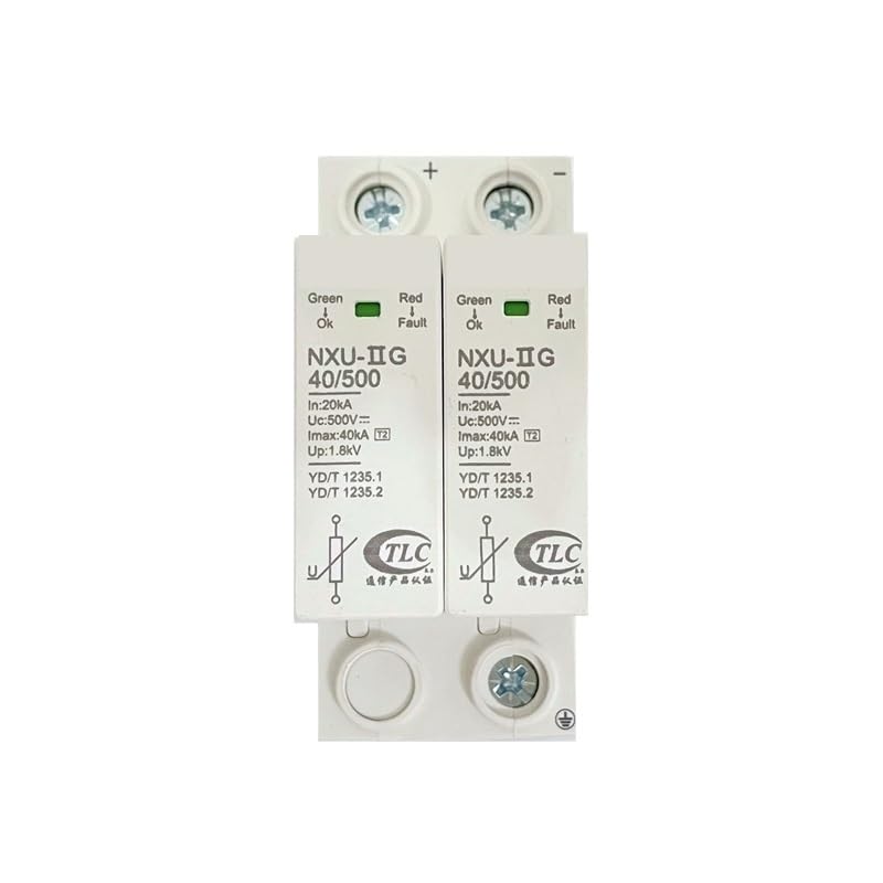 DC SPD NXU-II Surge Protective Device 2P 20kA 40KA 500V Solar PV Photovoltaic Lightning Arrester Protect Electric System