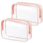 Aucuu – Aucuu Kulturtasche Transparent,2 Stück Kosmetiktasche Durchs