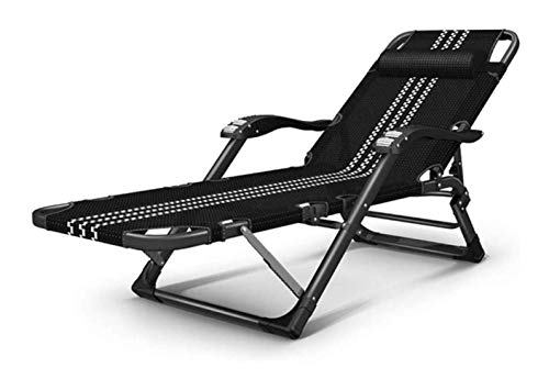 Chaise inclinable de jardin robuste avec siège réglable extérieur