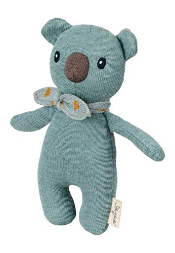 Sterntaler 3002105 Stay TRUE to nature Strick-Spieltier Koala Kalla, Für Babys ab der Geburt, 24 x 13 cm, Hellblau