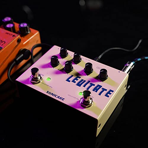 SONICAKE Delay e riverbero 2 in 1 pedale effetti chitarra digitale Levitate