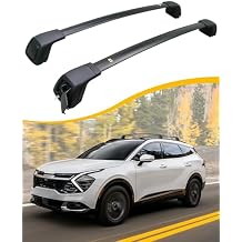 Lockable Cross Bars Roof Rack Fit for 2023-2026 Kia Sportage SX/SX Prestige Luggage Rack Crossbar Cargo Carrier Rooftop Accessories with Side Flush Rails