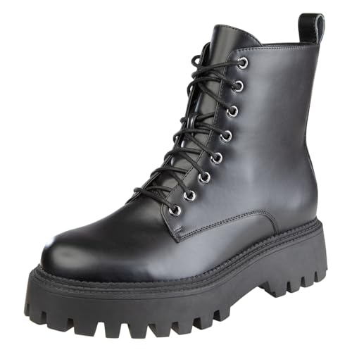 Brash by Payless Womens Priscilla Combat Fashion Boot