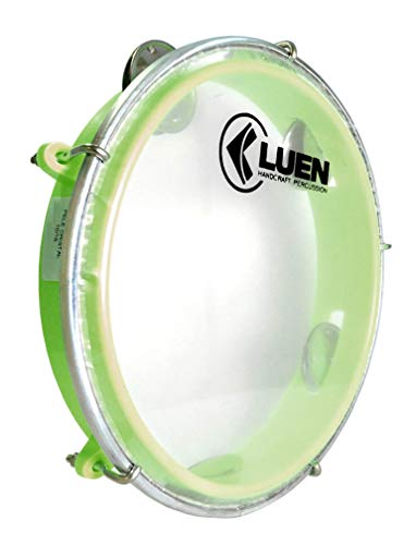 Pandeiro Abs Verde Citrico Junior Pele Cristal 08