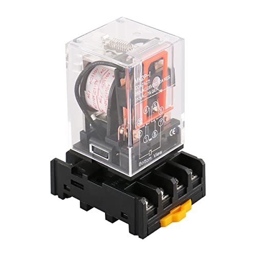 Baomain Power Relay Mk2P-I Ac 110V Coil Dpdt 8 Pin With Plug-In Terminal Socket #TOP11