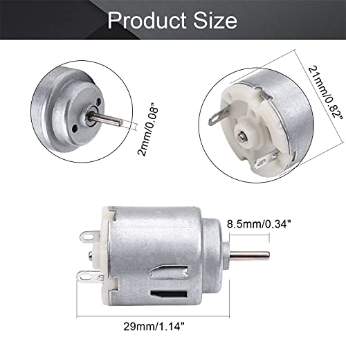RUNCCI-YUN 8 Set 140 Micro DC Motor 1.5V-6V 15000-16000RPM+4 Stück AA Batteriehalter+16 Stück Krokodilklemmen+22AWG Kabel (2 * 1m),8 Stück Mini Boat Schalter Druckknopf Wippe für DIY Spielzeug