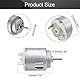 RUNCCI-YUN 8 Set 140 Micro DC Motor 1.5V-6V 15000-16000RPM+4 Stück AA Batteriehalter+16 Stück Krokodilklemmen+22AWG Kabel (2 * 1m),8 Stück Mini Boat Schalter Druckknopf Wippe für DIY Spielzeug