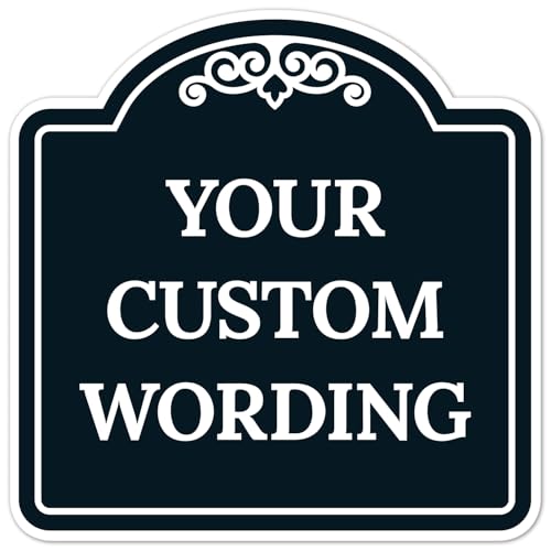 Custom Decorative Sign, Personalized Metal Sign for Business, Driveway, Home,