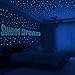 808 PCS Glow in The Dark Stars for Ceiling, Glowing Wall Decals Decor Stickers,(404 Pcs Green and 404 Sky Blue) 3D Adhesive Dots Decor Starry Sky Decor for Kids Bedroom or Birthday Gift