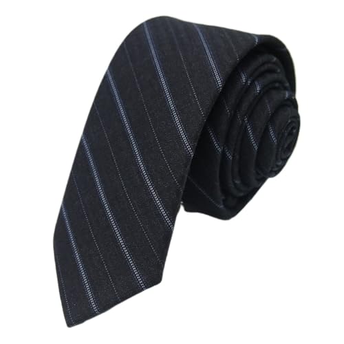 Corbata masculina de negocios casual estrecha con rayas