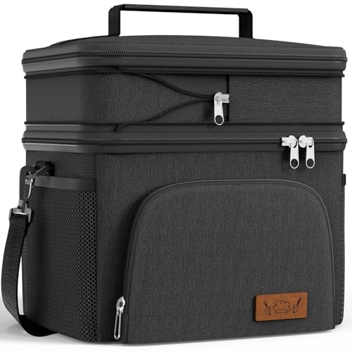 Image of HOTOR Insulated Lunch Box Men Women Leak-Proof Cooler Lunch Bag 20L