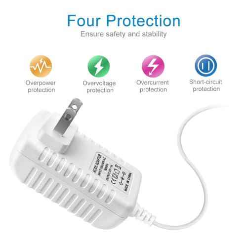 Image of 12V Power Supply, 12 Volt 1A 12W DC Power Supply with On Off Switch, White Switching LED Power Adapter, AC 110V to 12V Transformer Plug for LED Strip Lights with 5.5 /2.1 DC Female Connector, 3 Pack
