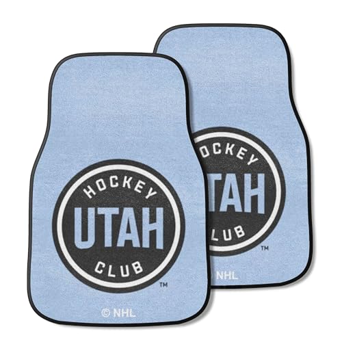 FANMATS NHL Utah Hockey Car Mat Set 17"x27