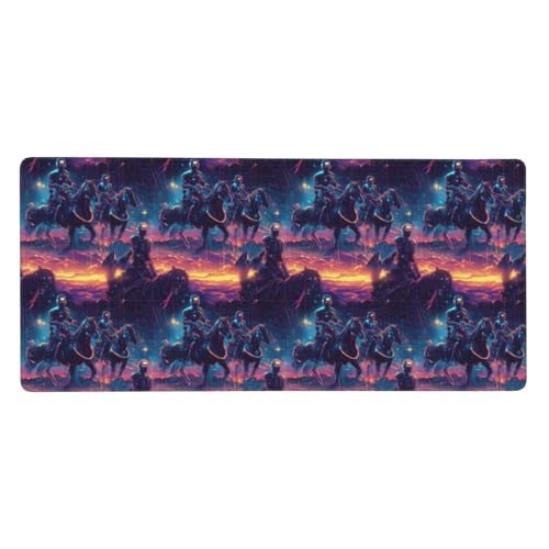 Clavier de PC stable grâce au tapis de souris de jeu grand format antidérapant