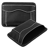 Touosy 2 Pièces Organisateur Voiture Accessoire Voiture, Sac de Rangement Auto Adhésif, Grande Capacité Cuir Voitures d'Accessoires, Organisateur d'Espace de Siège Voitures pour Espace Avant