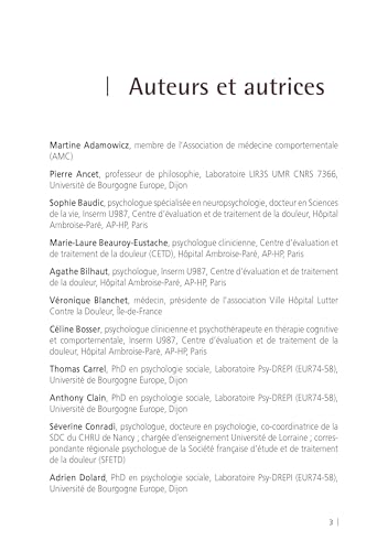 Psychothérapies des patients douloureux chroniques: Approche pluriprofessionnelle et dispositifs thérapeutiques – vue 5