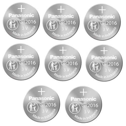 Paquete de 8 pilas de botón de litio Panasonic Cr2032 de 3 V Dl2032 Ecr2032 Panasonic