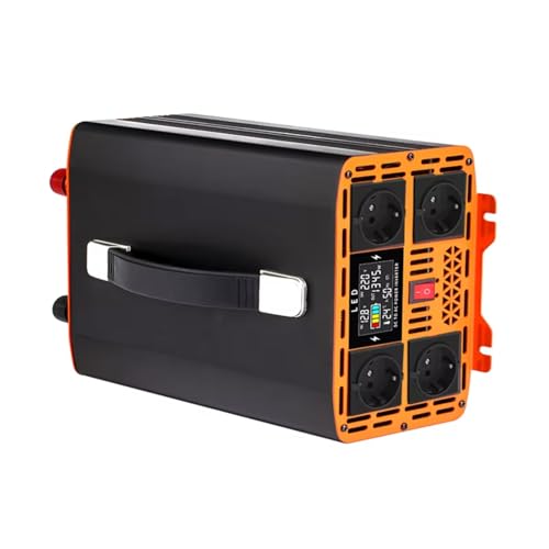 Convertidor coche inversor onda pura 12v a 220v y transformador 5