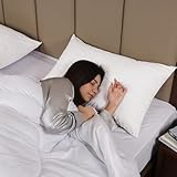 BedLooms White Pillow Cases 4 Pack (Pillows Not Included)- 100% Microfiber Envelope Closure Stripe Pillow Cases 50x75cm Premium Hotel Quality Anti Allergy Pillow Cover - Image 3