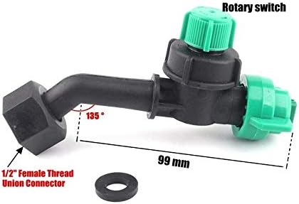 Sprinkler Controller, 1 Piece 45 Degree Agricultural Pesticide Sprayer Machine Nozzle Sprinkler Anti Leakage Fan Shaped Side Irrigation Atomizer Nozzle Automatic Water Irrigation Control System