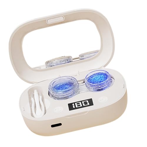 Estuche de limpieza de contacto y equipo de higiene óptica con tecnología ultrasónica recargable