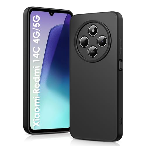 ICEDIO Hülle für Xiaomi Redmi 14C 4G / 5G 6 88 Zoll Ultra Dünn Flüssig Silikon Handyhülle Weiche Stoßfeste Kratzfest Anti-Fingerabdruck Schutzhülle Case für Xiaomi Redmi 14C 4G / 5G