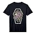 Mens Skull Goth Flower Floral Coffin Grunge Dark Alt Aesthetic Performance T-Shirt