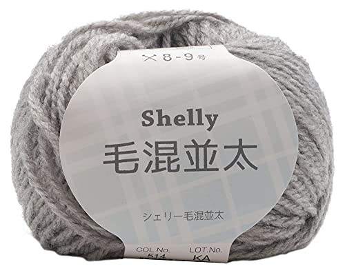 元廣 スキー 手編み毛糸 シェリー毛混並太 Col.514
