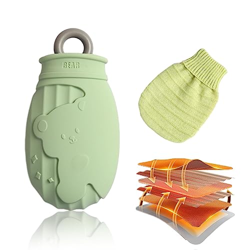 Saco de água quente, Mini Bolsa Quente de Silicone para Água de Menina Compressa Recarregável Pacote
