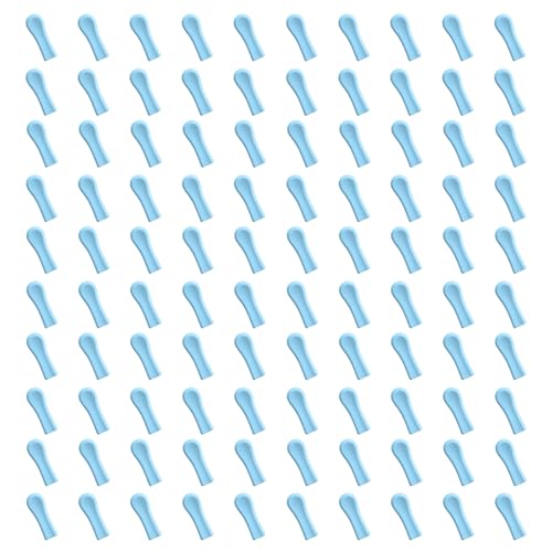 Ear Wax Removal Replacement Tips for Ear Camera 100 Pieces Replacement Tips Ear for Wet/Dry Ear Wax Cleaning - Ear Spoons Accessories Set for Teens Adults Ear Wax Removal Endoscope