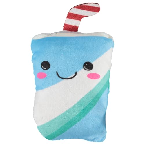 Cudlie 3 Pack Plush Dog Chew Toys – Soft Squeaky Puppy Toys for Small Dogs– 4" Durable, Cute & Safe Pet Toy Gift Set (Food, Fruit, Farm, Zoo & Safari Animal Themes) - Image 5