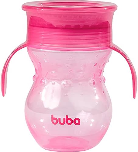 Buba Copo 360º Com Alça Rosa Rosa