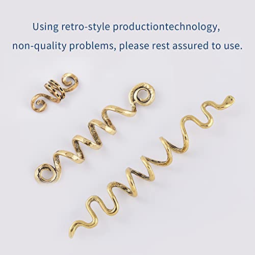 Frdtluthw Gold Snake Hair Jewelry For Braids, Dreadlock Accessories For Women Girls(Pack Of 6) #TOP7