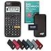 Produktbild CALCUSO Standardpaket: Casio FX-87DE X technisch-wissenschaftlicher Taschenrechner + WYNGS Schutztasche schwarz + Fachbuch von CALCUSO + Erweiterte Garantie von CALCUSO