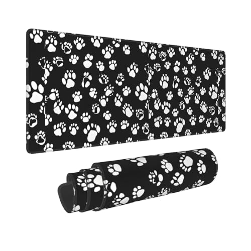 Tapis de souris de jeu antidérapant grand format pour clavier et bureau